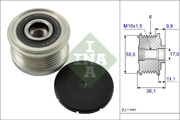 Alternator Freewheel Clutch